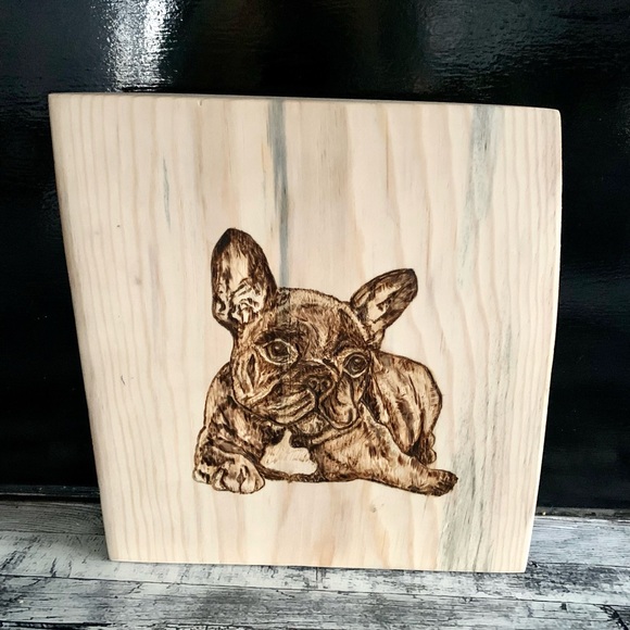 SOLD Hand Wood Burned Art. . - Picture 2 of 4